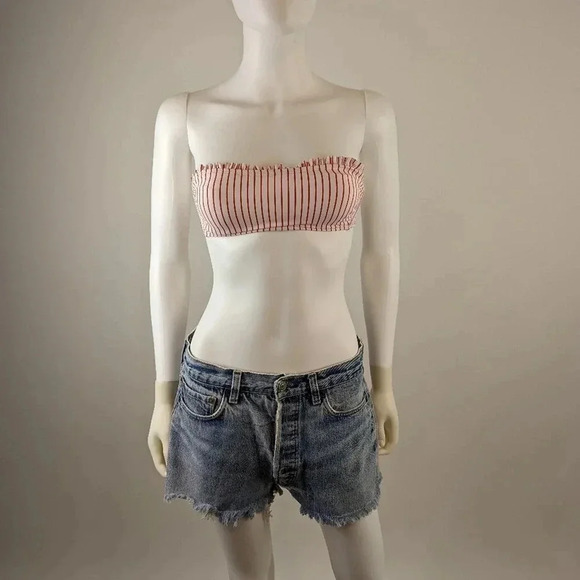 Bandeau Striped Bikini Top XS - Picture 2 of 5